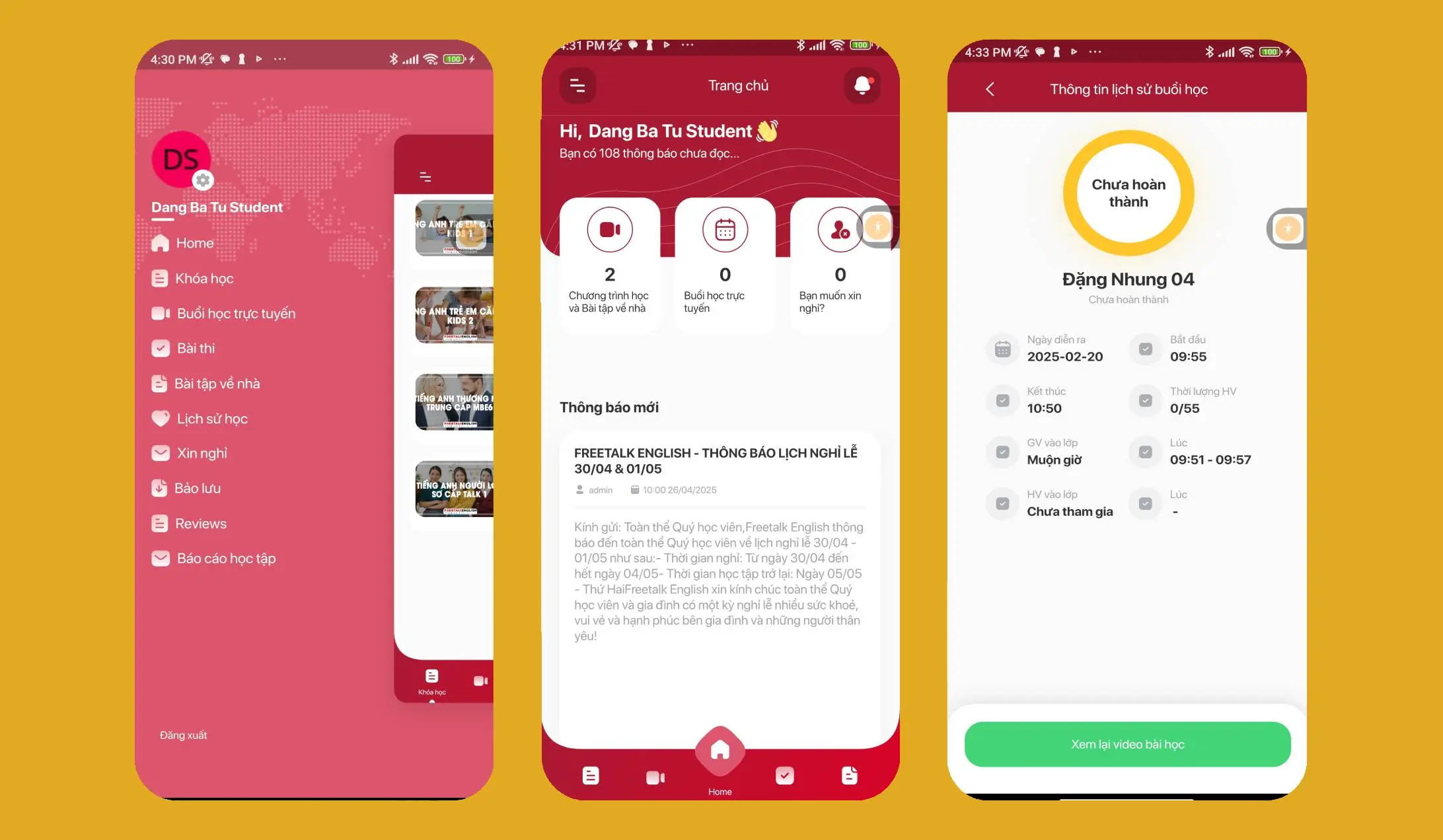 Ứng dụng đào tạo trực tuyến